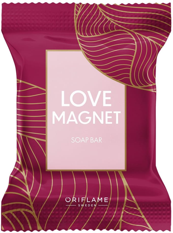Oriflame Love Magnet - Zeep - Romantische Bloemen- en Kersengeur - 75g