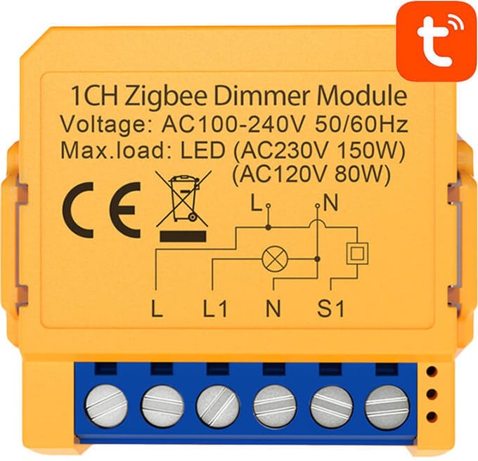 Avatto Switch Zdms16-2 Voor Tuya Zigbee Draadloos Afstandsbeheer