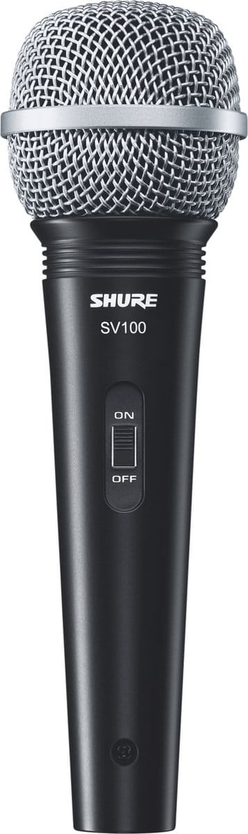 Shure SV100 microfoon Zwart Microfoon voor podiumpresentaties