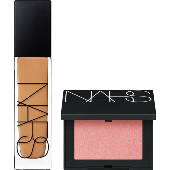NARS Natural Longwear Foundation 30ml and NARS Blush Orgasm 4.8g Bundle (Various Shades) - Cadiz