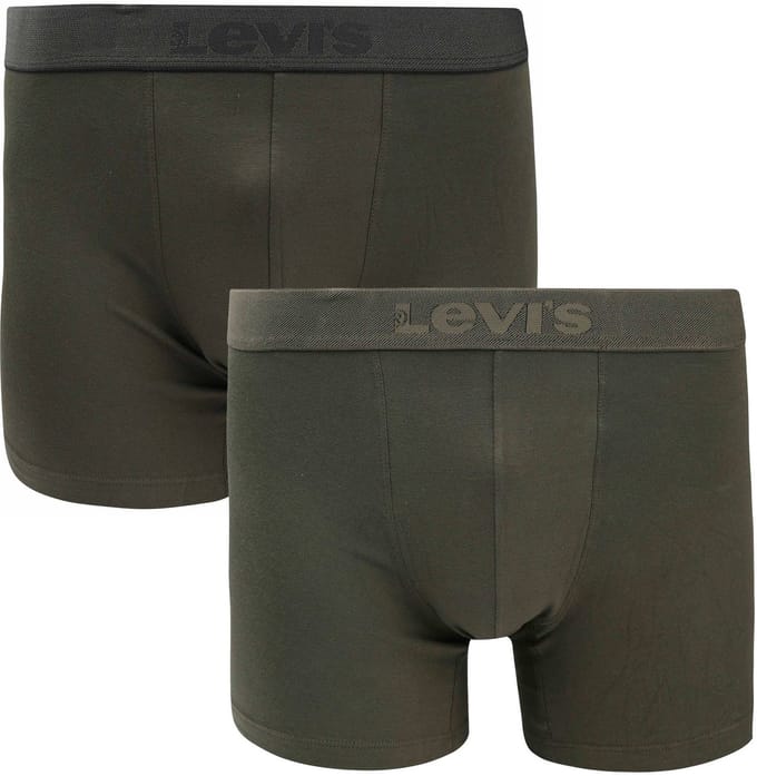 Levi's Brief Boxershorts 2-Pack Groen - Maat L - Heren