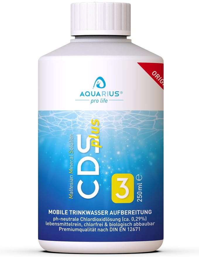 AQUARIUS pro life – CDSplus – chloordioxide 2 componenten – 250 ml