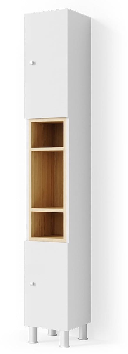 Vicco Aquis Badkamerkast – 30 x 190 cm Wit