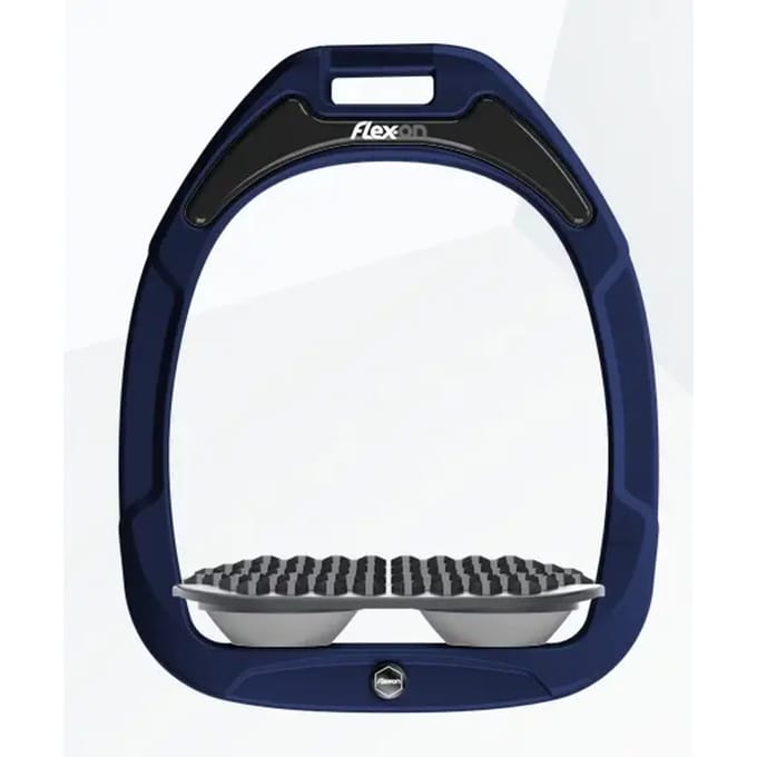 Marine/Grijs/Grijs Stijgbeugels Flex-On Green Composite