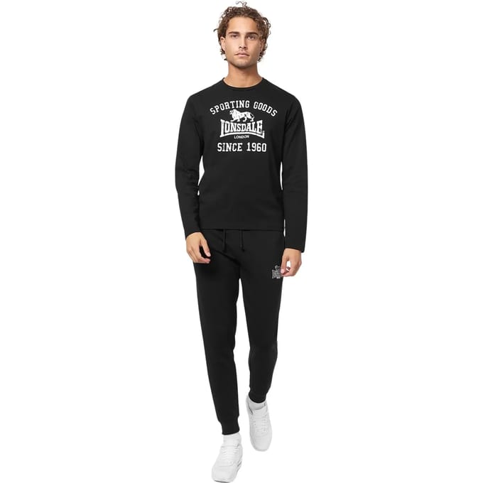 Lonsdale Auldearn T-shirt met lange mouwen, normale pasvorm