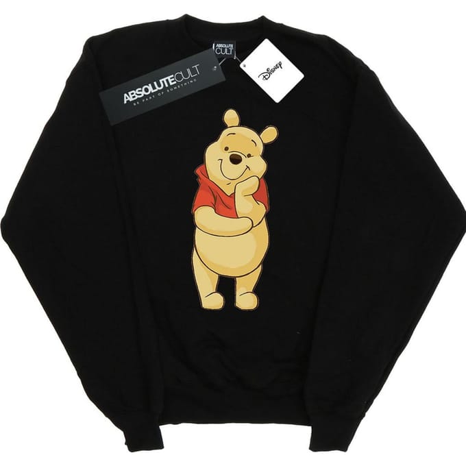 Disney Dames/Dames Winnie De Poeh Schattig Sweatshirt (Zwart)