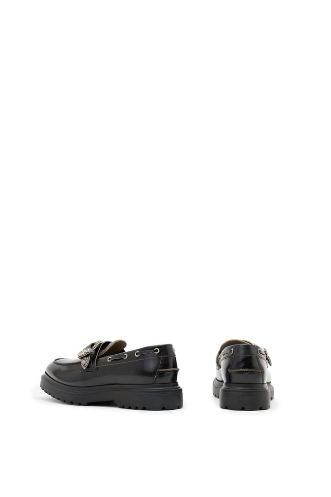 AllSaints Hanbury Loafer Black Maat: 46 | Instappers Outlet | Heren | Zwart