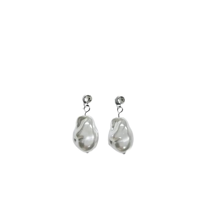 2 love it – White Pearl Glow – Oorbellen - Dames - Zilverkleurig