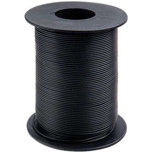 Donau Elektronik 125-S50-1 Draad 1 x 0.25 mm² Zwart 50 m