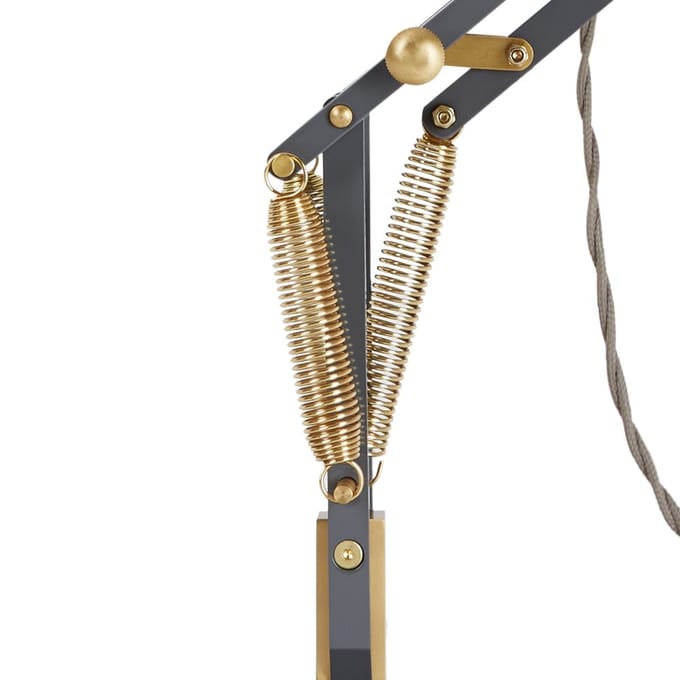 Anglepoise - Original 1227™ Brass bureaulamp - olifantengrijs - Ked - met tafelvoet - 4 - 6 Wochen
