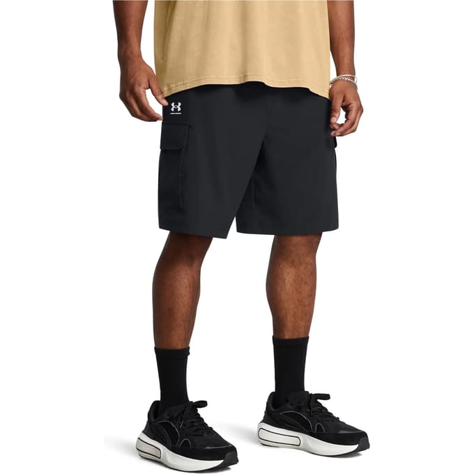 Straight fit short met cargozakken Model 'Vibe'