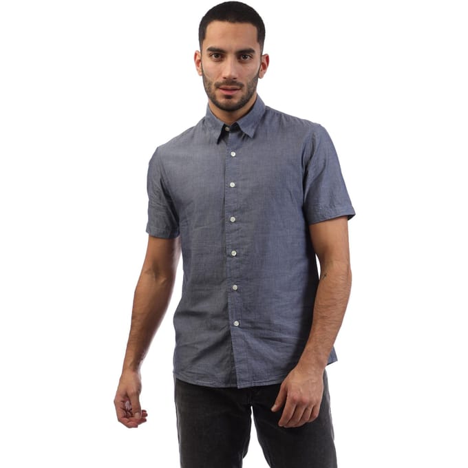 Peter Werth Heren Tenter Shirt Met Korte Mouwen (Grijs)