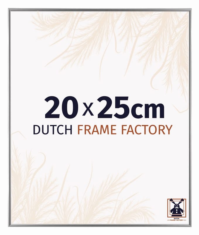 Fotolijst 20x25 cm - Kunststof - Zilver Hoogglans - Easy