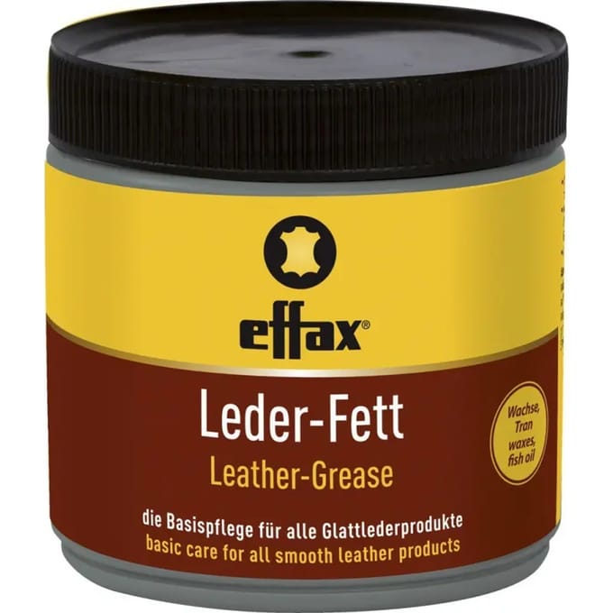 Effax Leer Vet - Zwart - 500 ml