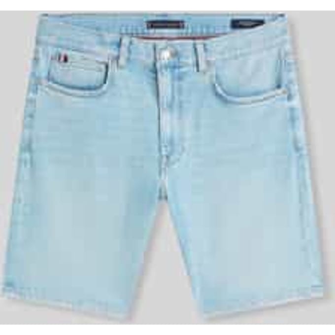 korte jeans met rechte pijpen met 5-pocketmodel