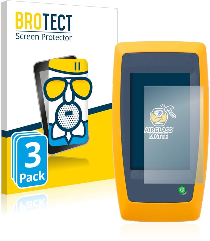 BROTECT - Screenprotector voor Fluke LinkIQ - Folie Beschermfolie Beschermglas matte 3 Stuks