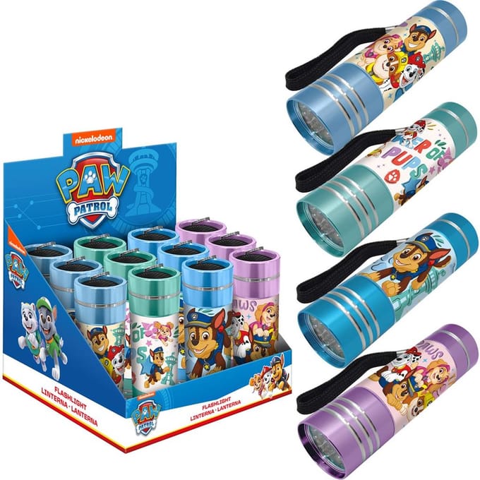 Aluminium LED Zaklamp Paw Patrol - 9 x 12 CM - 1 stuks
