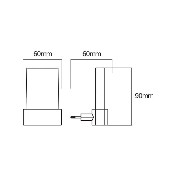 OSRAM HOMELIGHTING Lunetta Shine White 4099854530654 LED-nachtlamp LED Warmwit