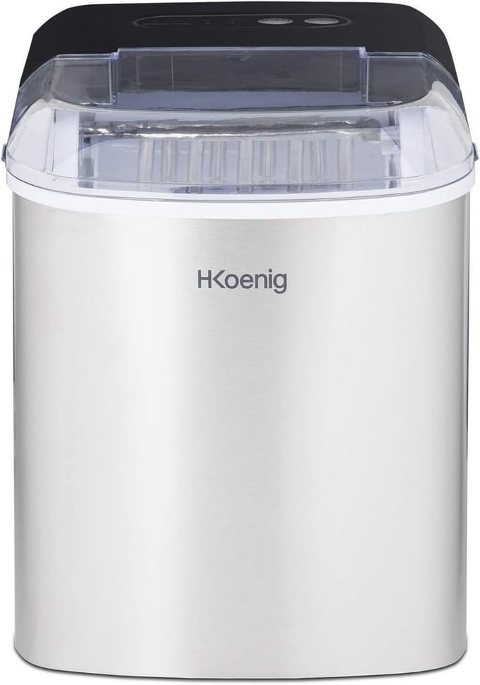 IJsmachine voor 12 kg ijsblokjes per dag - Compact & Draagbaar IJsmaker - 2 Formaten