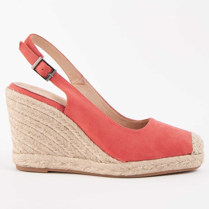 Espadrille compensée pour femme. Montevita Balenci7 102982 40 orange
