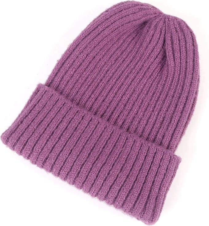 Beanie Knitted Muts - Paars | Gebreide Muts | One Size | Fashion Favorite