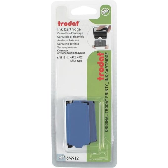 Stempelkussen Trodat Printy 6/4912 2 stuks blauw