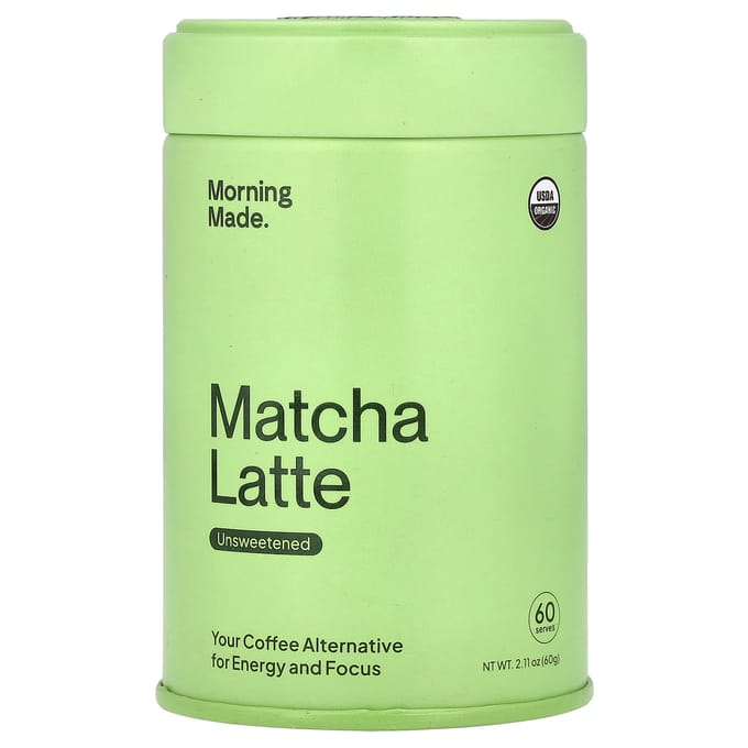 Ochtend Gemaakt, Matcha Latte, Pure Matcha, 60g (2,11 oz)