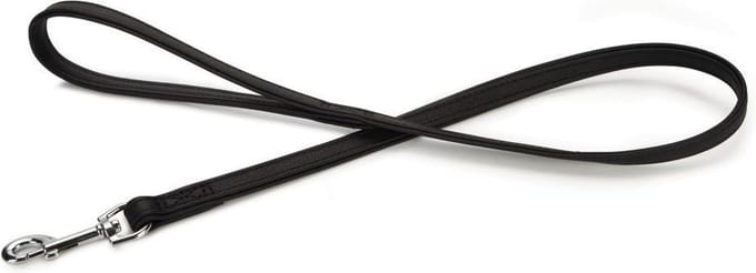Beeztees Vintage - Hondenriem - Leer - Zwart - 100 cm x 18 mm