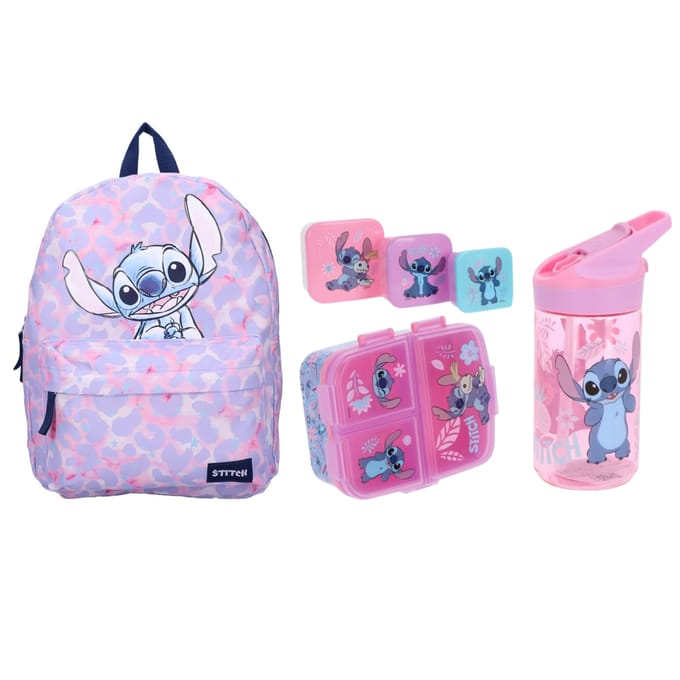 Lilo & Stitch schoolset; rugzak en lunchset