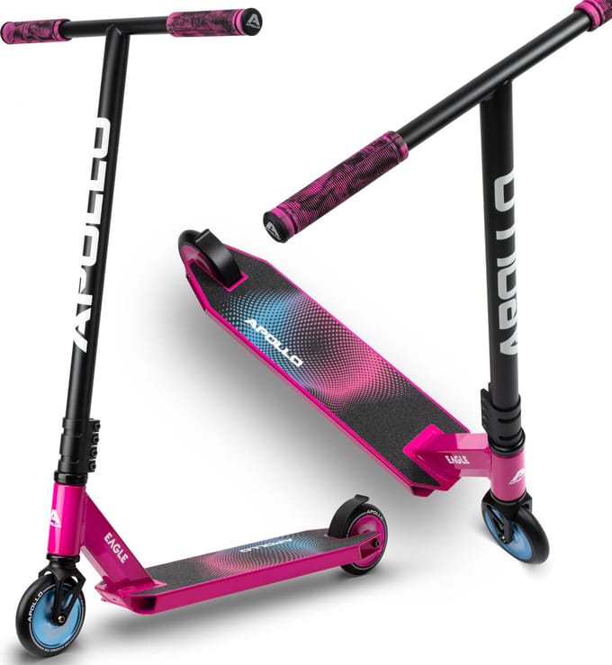 Apollo Stunt Scooter - Eagle, geanodiseerde professionele stuntstep, kinderstep met ABEC 9 lagers, 110mm wielen