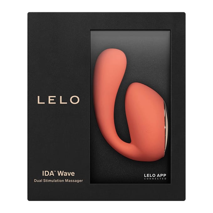 LELO IDA Wave – App-Gestuurd Vibrator – Dubbele Motoren – 10 Trilstanden – Croal Red
