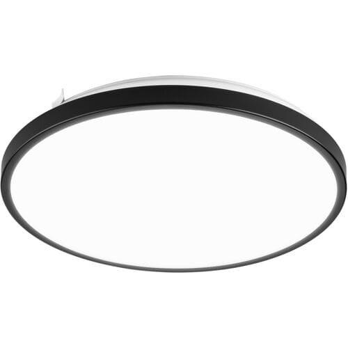 LIVARNO LED-badkamerlamp, Ø33 cm (Zwart)