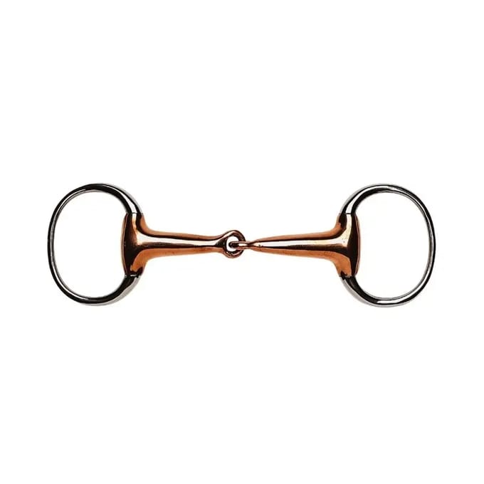 Olijfbit voor paarden met grote koperen vaten Feeling