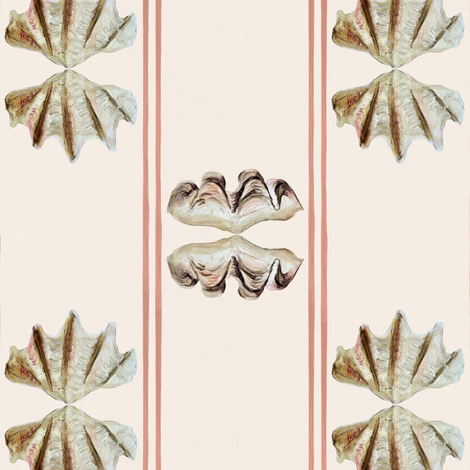 Behang La Mer terracotta