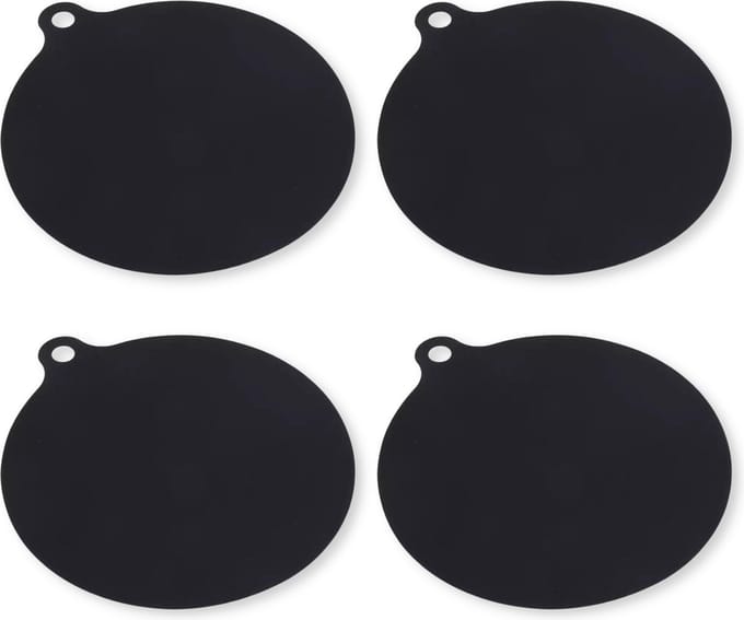 EnzoVita® Siliconen Inductiebeschermers – 4 stuks 22 cm – Antislip - Vaatwasserproof