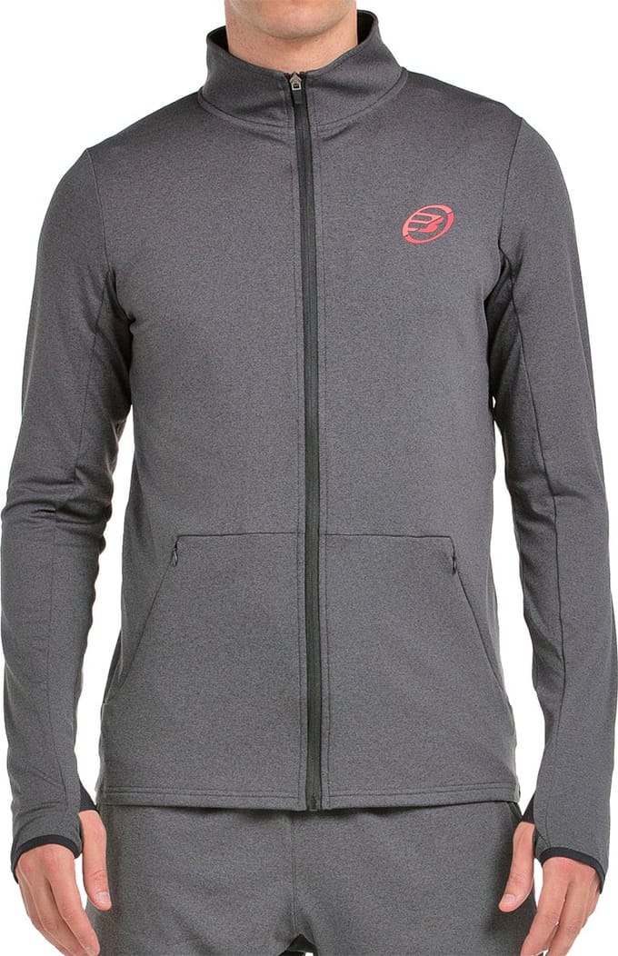 Bullpadel Sweatshirt Eridanu Heren Donkergrijs