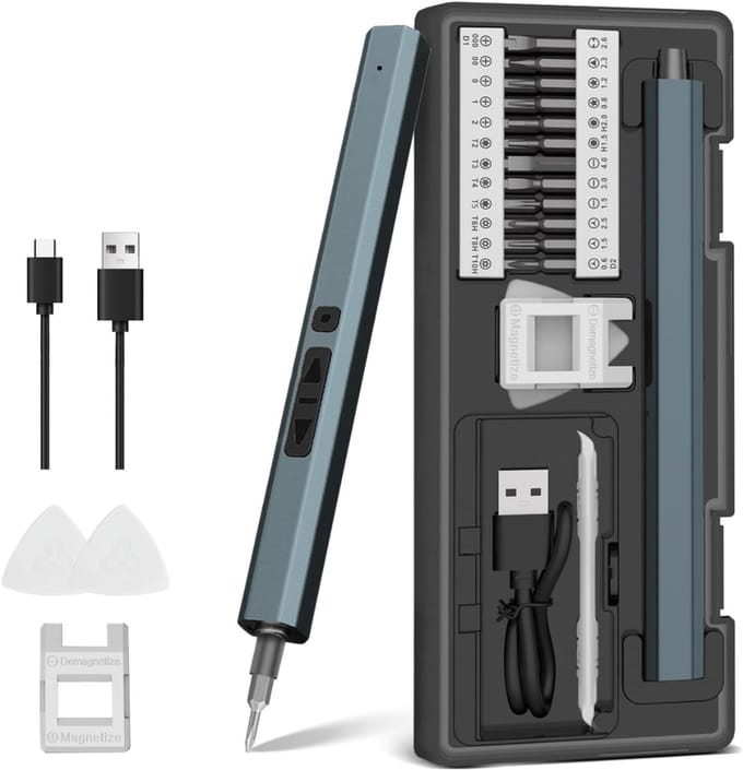 VH Supplies®Elektrische Schroevendraaier - Accuschroevendraaier - Precisieschroevendraaier - 24 Bits