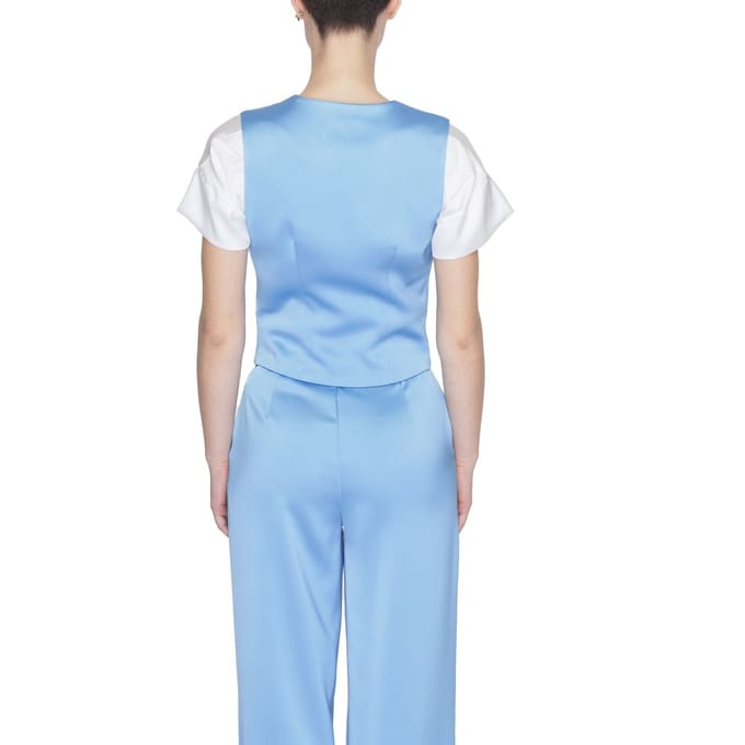 Silence Blauwe Polyester Vest