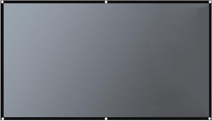 Projectiescherm - Beamerdoek - Thuisbioscoop - 4K Resolutie - 16:9 formaat - Mat