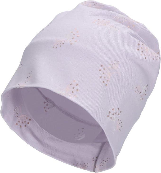 Zachte Slouch Beanie voor Kinderen met Paardenbloem Dessin - Unisex Muts