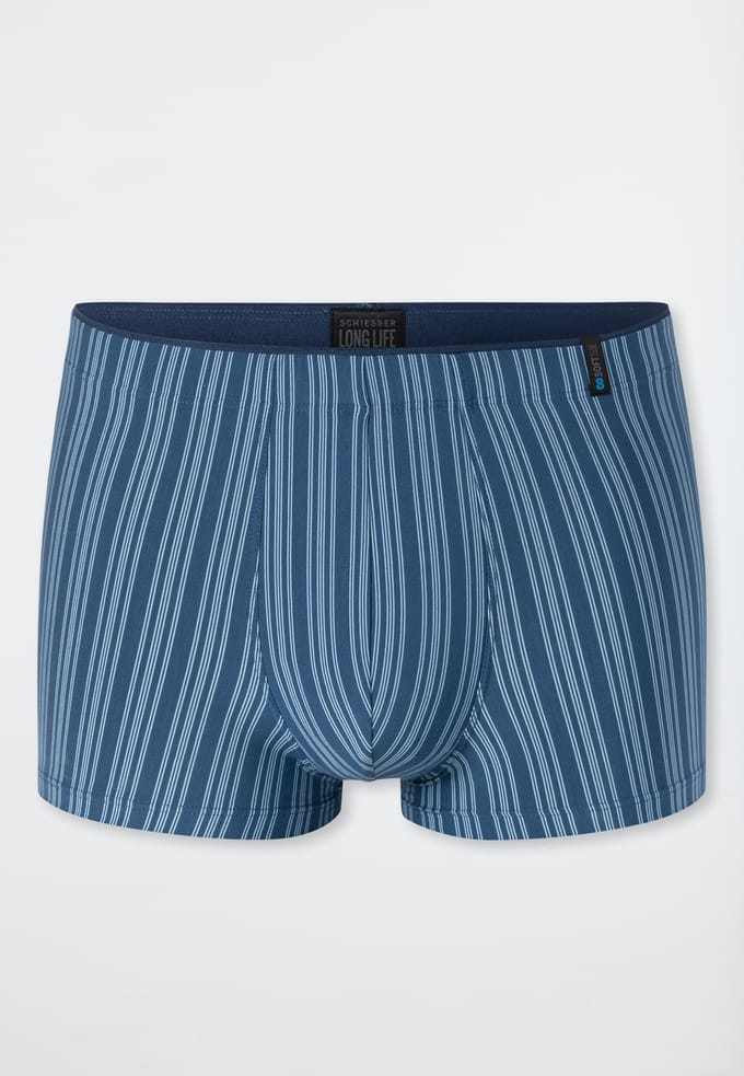 Short met strepen in atlantisch blauw - Long Life Soft 4