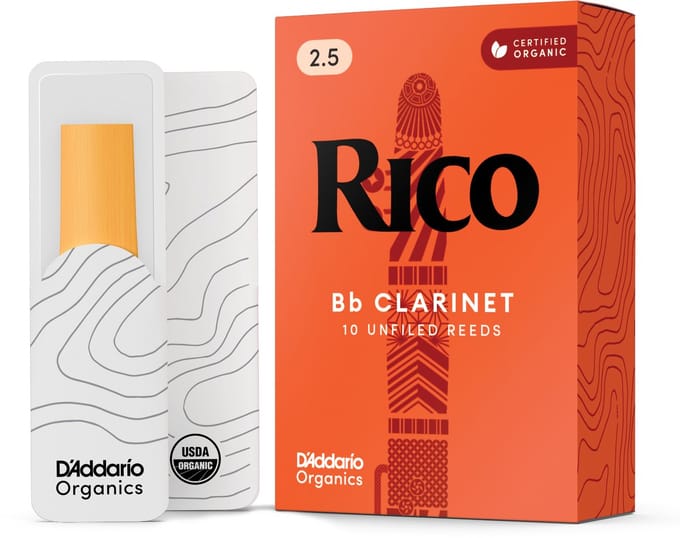 D'Addario Woodwinds Bb-Klarinette 2 Böhmsysteem doos met 10 rieten - Frans Bb-klarinetriet