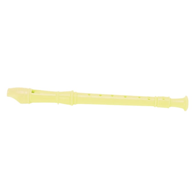 Instrument Flûte à Bec ABS 8 Trous Flûtes Soprano pour Jardins d'enfants Écoles Élémentaires Jaune jaune