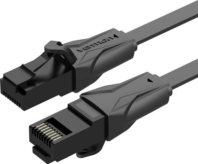 Vention IBABL netwerkkabel Zwart 10 m Cat6 U/UTP (UTP) Rond