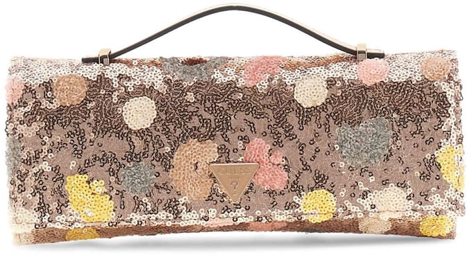 GUESS schoudertas avondtas Tasmin Top Handle Clutch Floral Multi veelkleurig