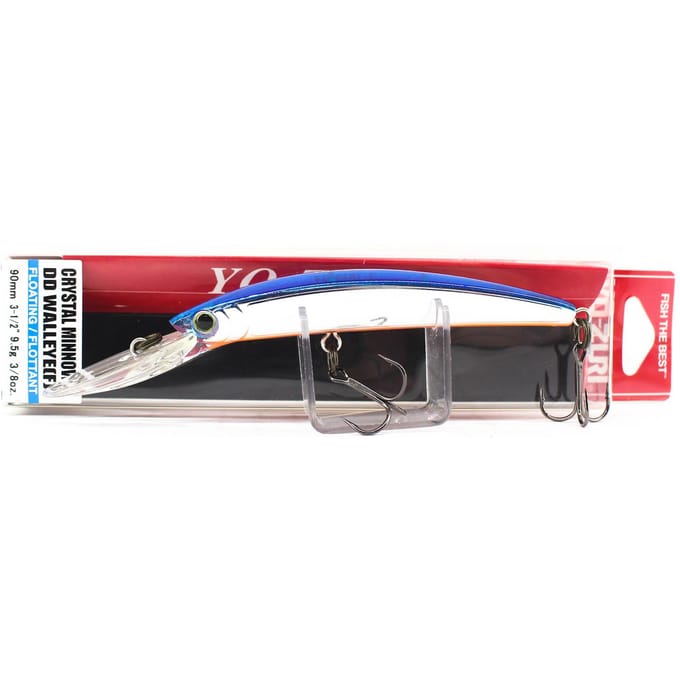 Yo Zuri Crystal Minnow DD Walleye 90 mm drijvend kunstaas R1205-BT (8239)