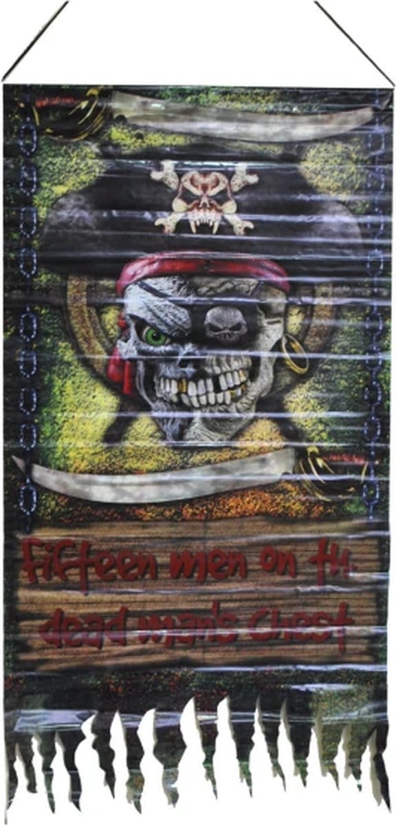 Piratenvlag - Halloween - 120 x 55 cm