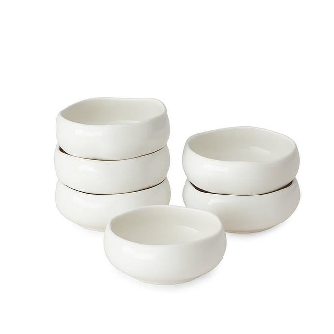 Almina Diva Soepkommen Set – 6 Stuks – Ø 13 cm – Porselein – Voor Soep, Snacks & Desserts