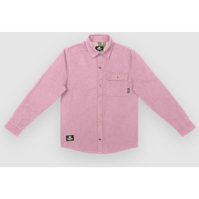 The Dudes Peaches N Cream Over Chuck Cord Shirt roze