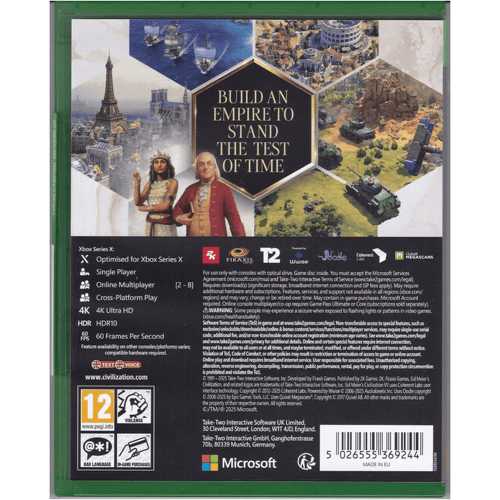 Microsoft Sid Meier’s: Civilization VII (Xbox One/Xbox Series X)